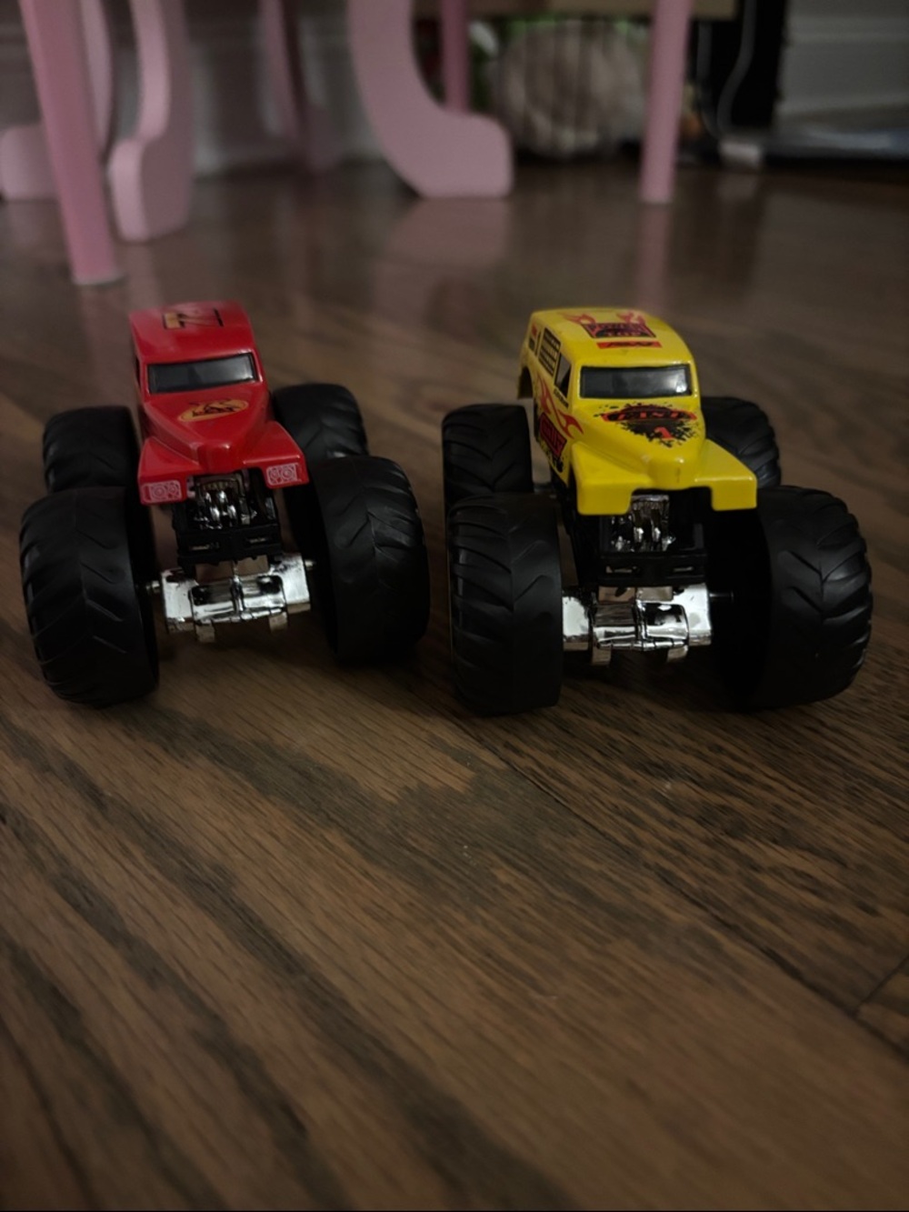 Kids Monster Truck Toy - Red and Yellow (2-Pack)